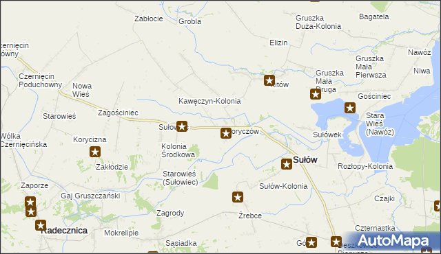 mapa Tworyczów, Tworyczów na mapie Targeo