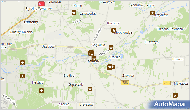 mapa Wancerzów, Wancerzów na mapie Targeo