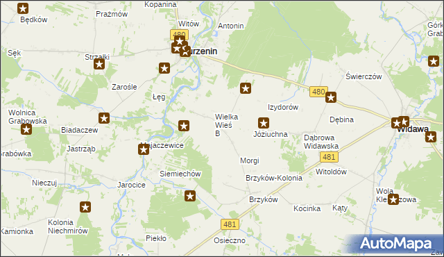 mapa Wielka Wieś A, Wielka Wieś A na mapie Targeo