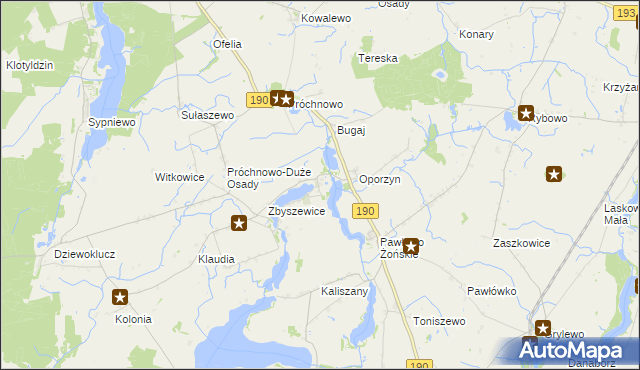 mapa Żoń, Żoń na mapie Targeo