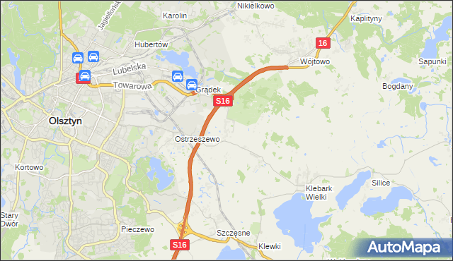 mapa Klebark Mały, Klebark Mały na mapie Targeo