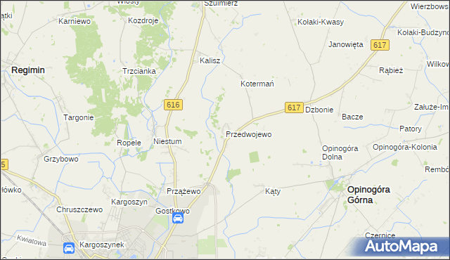 mapa Przedwojewo, Przedwojewo na mapie Targeo