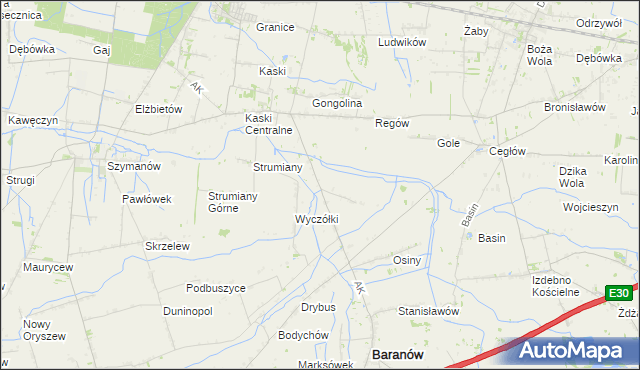 mapa Stara Pułapina, Stara Pułapina na mapie Targeo