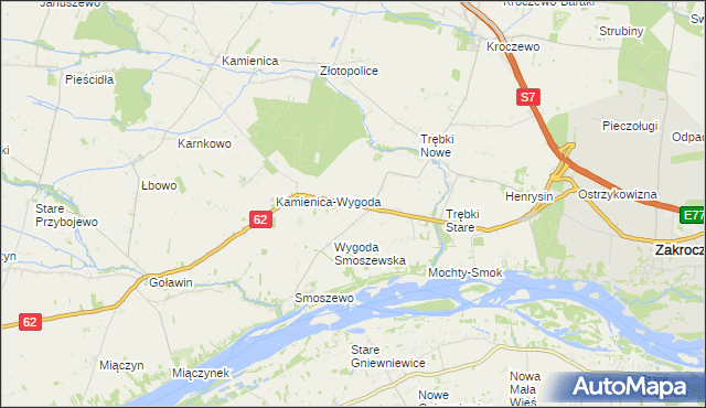 mapa Emolinek, Emolinek na mapie Targeo