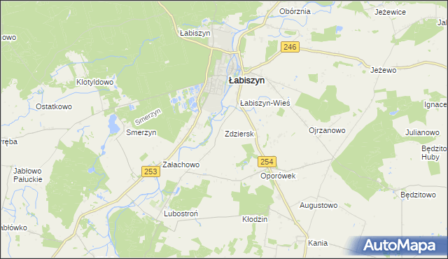 mapa Zdziersk, Zdziersk na mapie Targeo