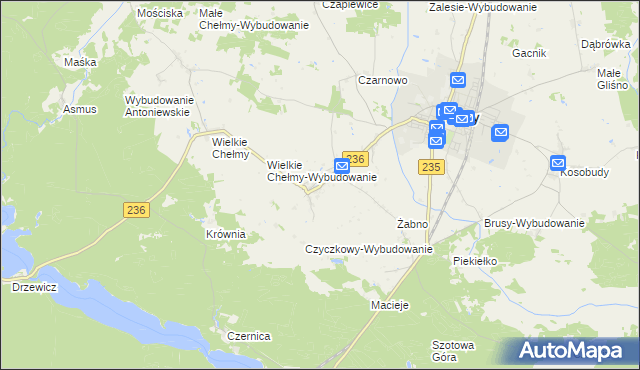 mapa Czyczkowy, Czyczkowy na mapie Targeo