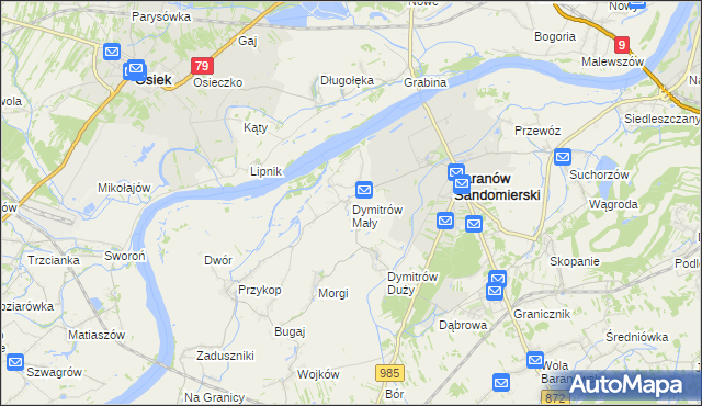 mapa Dymitrów Mały, Dymitrów Mały na mapie Targeo