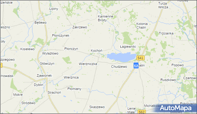 mapa Mokowo, Mokowo na mapie Targeo