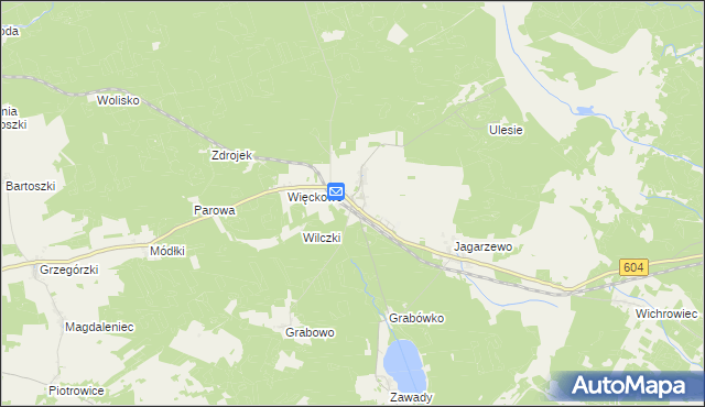 mapa Muszaki, Muszaki na mapie Targeo