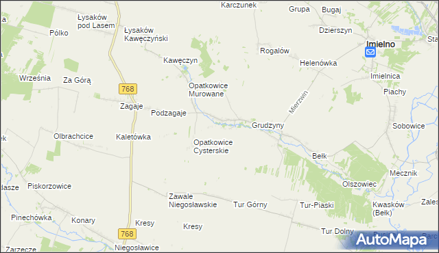 mapa Opatkowice Pojałowskie, Opatkowice Pojałowskie na mapie Targeo