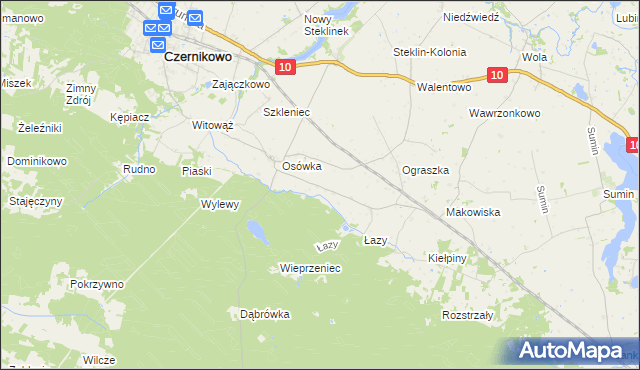 mapa Osówka-Kolonia, Osówka-Kolonia na mapie Targeo