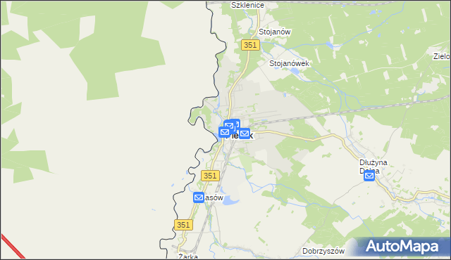 mapa Pieńsk, Pieńsk na mapie Targeo