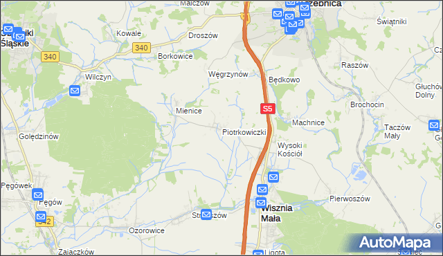 mapa Piotrkowiczki, Piotrkowiczki na mapie Targeo