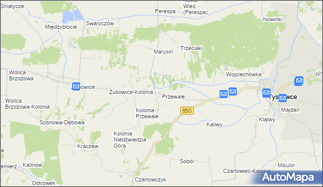 mapa Przewale, Przewale na mapie Targeo