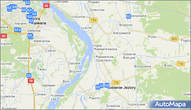 mapa Radwanków Szlachecki, Radwanków Szlachecki na mapie Targeo