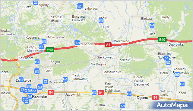 mapa Sterkowiec, Sterkowiec na mapie Targeo