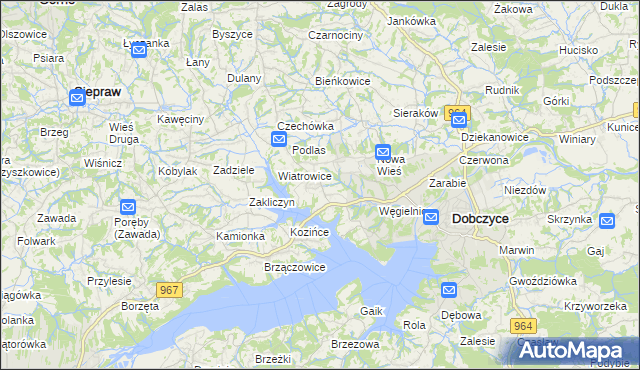 mapa Stojowice, Stojowice na mapie Targeo