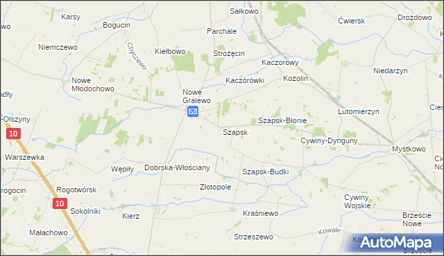 mapa Szapsk, Szapsk na mapie Targeo