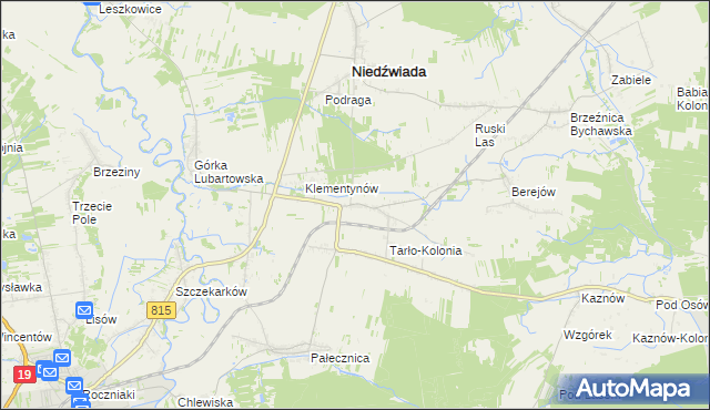 mapa Tarło, Tarło na mapie Targeo