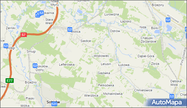 mapa Wojkowiec, Wojkowiec na mapie Targeo
