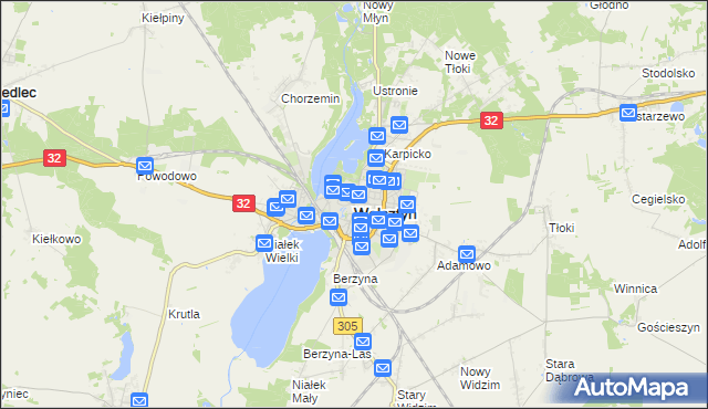 mapa Wolsztyn, Wolsztyn na mapie Targeo