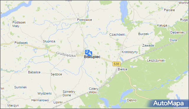 mapa Fitowo, Fitowo na mapie Targeo