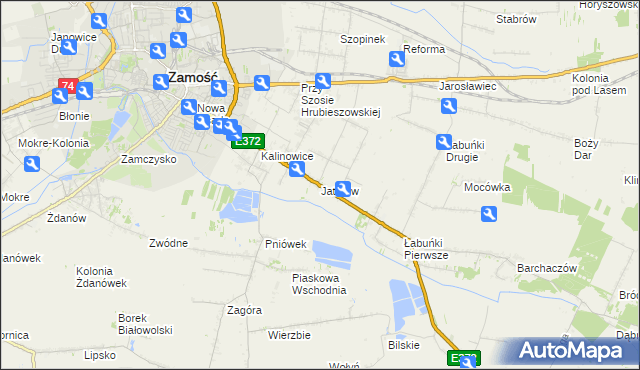 mapa Jatutów, Jatutów na mapie Targeo