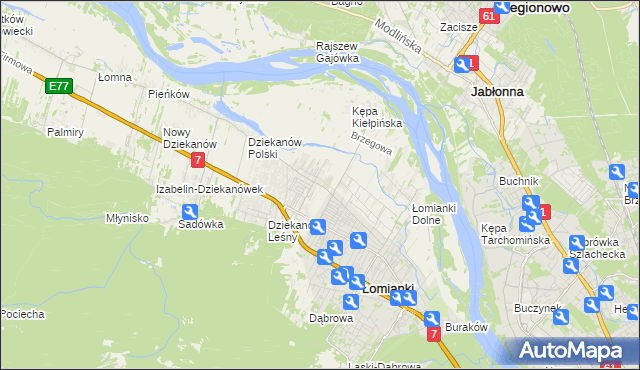 mapa Kiełpin Poduchowny, Kiełpin Poduchowny na mapie Targeo