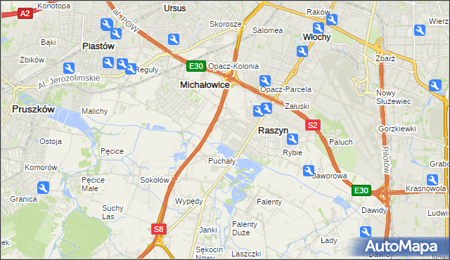 mapa Nowe Grocholice, Nowe Grocholice na mapie Targeo
