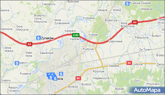 mapa Pustynia, Pustynia na mapie Targeo