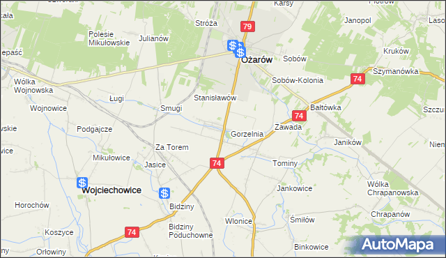 mapa Wyszmontów, Wyszmontów na mapie Targeo