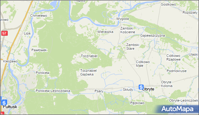 mapa Wzgórze-Leśniczówka, Wzgórze-Leśniczówka na mapie Targeo