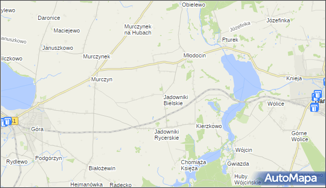 mapa Jadowniki Bielskie, Jadowniki Bielskie na mapie Targeo