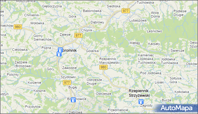 mapa Rzepiennik Marciszewski, Rzepiennik Marciszewski na mapie Targeo