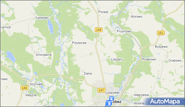 mapa Trzeszczyna, Trzeszczyna na mapie Targeo