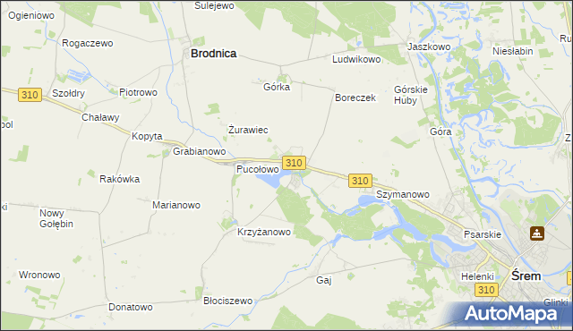 mapa Manieczki, Manieczki na mapie Targeo