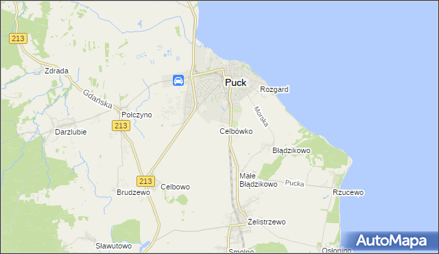 mapa Celbówko, Celbówko na mapie Targeo