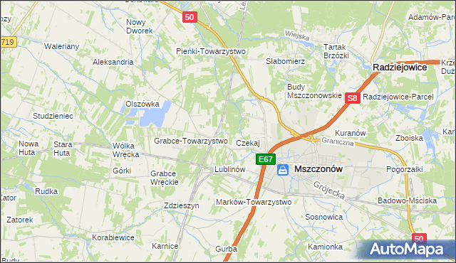 mapa Marków-Świnice, Marków-Świnice na mapie Targeo
