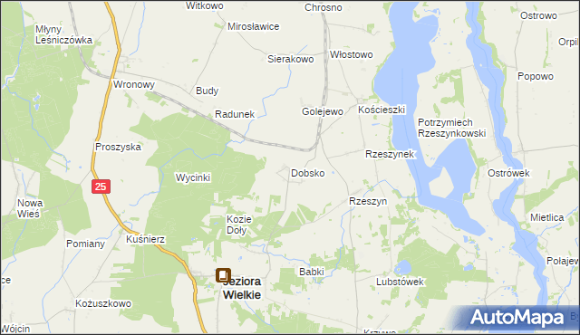 mapa Dobsko, Dobsko na mapie Targeo