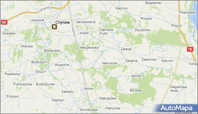 mapa Piekut, Piekut na mapie Targeo