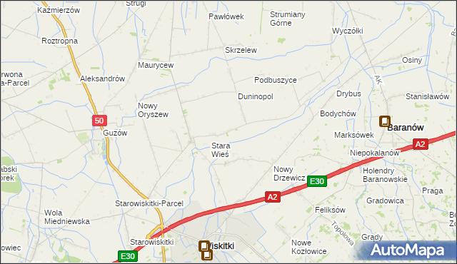 mapa Podoryszew, Podoryszew na mapie Targeo