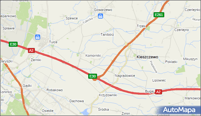 mapa Bylin, Bylin na mapie Targeo