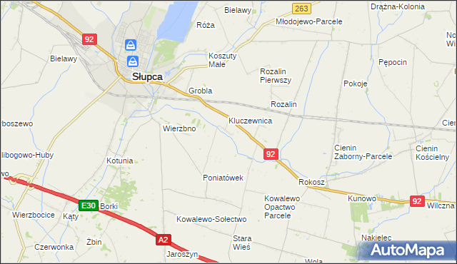 mapa Kowalewo-Góry, Kowalewo-Góry na mapie Targeo