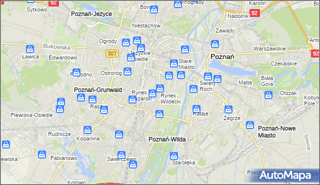 mapa Rynek Wildecki, Rynek Wildecki na mapie Targeo