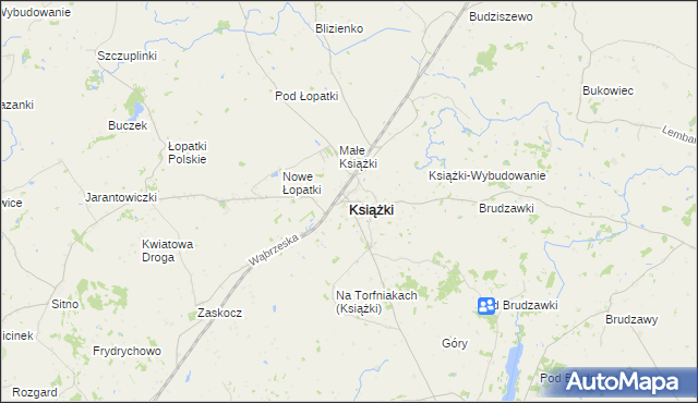 mapa Książki, Książki na mapie Targeo