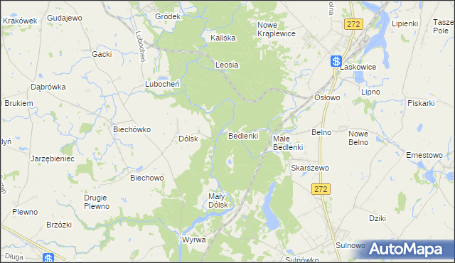 mapa Bedlenki, Bedlenki na mapie Targeo