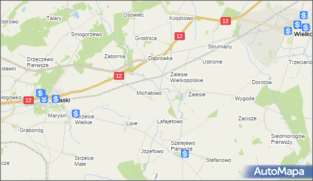 mapa Drogoszewo gmina Piaski, Drogoszewo gmina Piaski na mapie Targeo