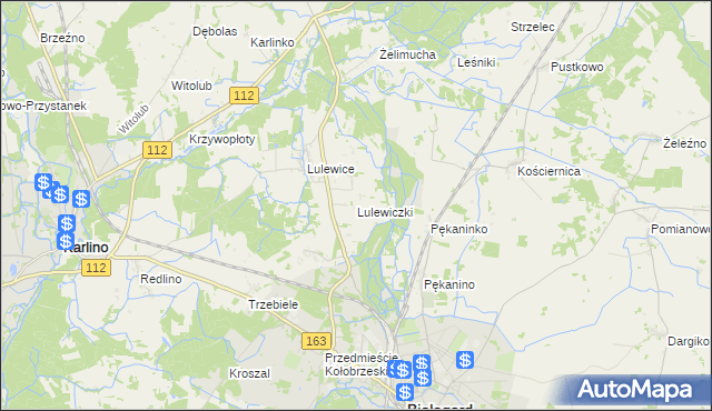 mapa Lulewiczki, Lulewiczki na mapie Targeo