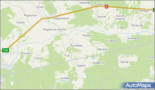 mapa Dołha, Dołha na mapie Targeo