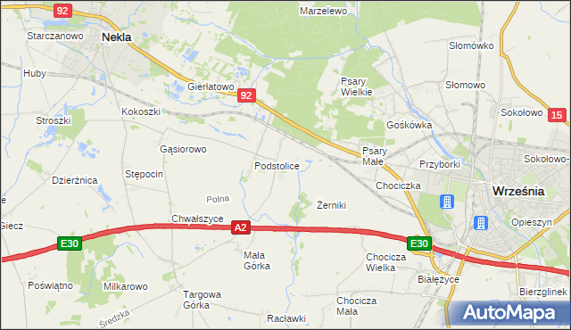 mapa Opatówko, Opatówko na mapie Targeo